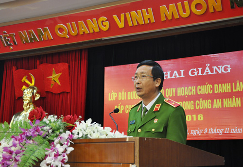 Nâng cao năng lực cho lãnh đạo chỉ huy các cấp trong CAND